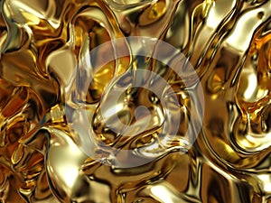 LuxuryÃÂ LiquidÃÂ Gold MarblingÃÂ Texture photo